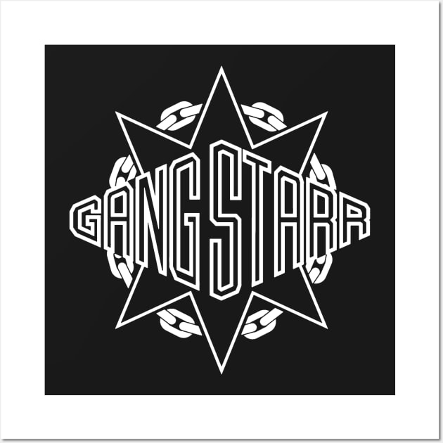 Gangstarr logo Wall Art by closedeye